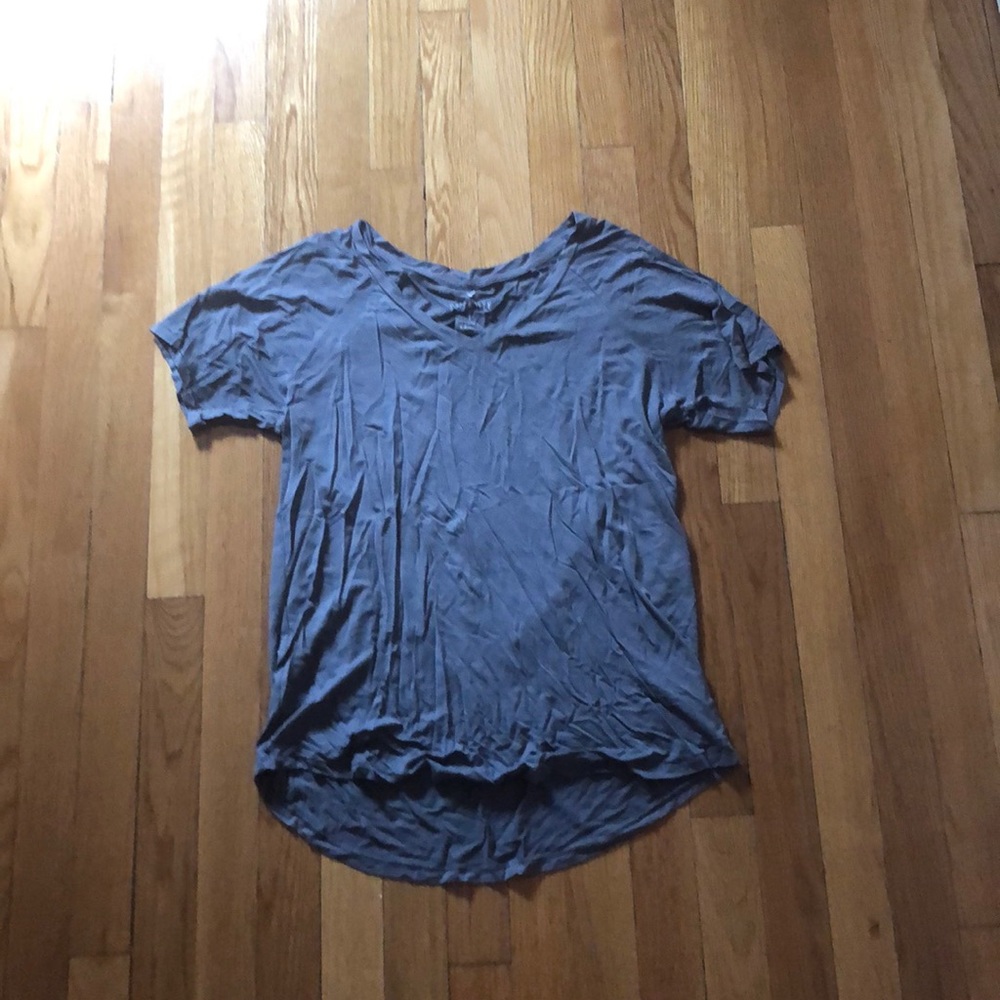 Gray V-Neck